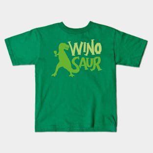 WinoSaur - Funny Wine lover shirts and gifts - T-Rex Kids T-Shirt